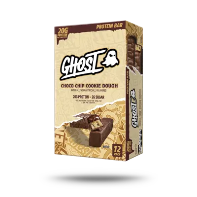 Ghost® Protein Bars | Choco Chip Cookie Dough 12 Pack - 12-Pack