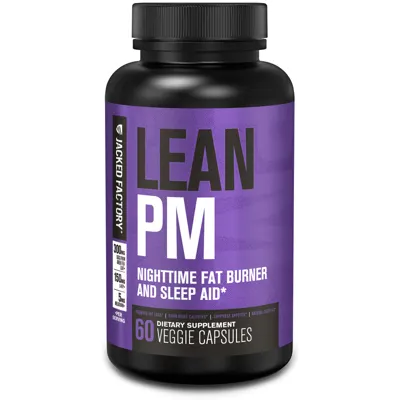 Lean PM Night Time Fat Burner & Sleep Aid - 120ct with Melatonin