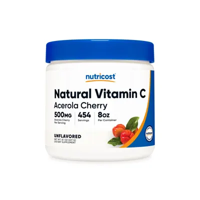 Nutricost Natural Vitamin C (Acerola Cherry) Powder - 1 lb