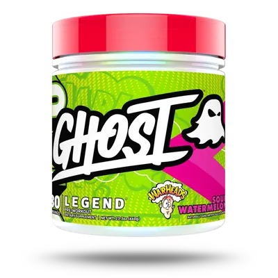 Ghost Legend® x Warheads® | Sour Watermelon - 30 Servings