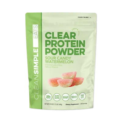 Clear Protein Powder: Sour Candy Watermelon (20 Servings)