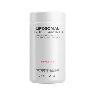 Codeage L-Glutamine+ Free-Form Amino Acid Supplement - 90