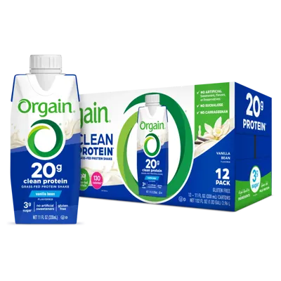 20g Clean Protein Shake - Vanilla Bean - 12 Shakes