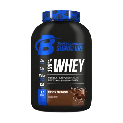 Bodybuilding.com Signature 100% Whey, 5lb - 5 Lbs.