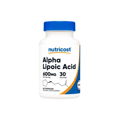 Nutricost Alpha Lipoic Acid Capsules - 240 Caps