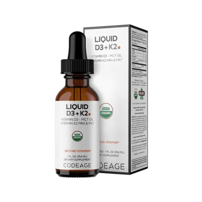 Codeage Liquid D3 + K2 - 1 fl .oz