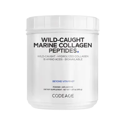 Codeage Wild Caught Marine Collagen Peptides Supplement Powder - 50