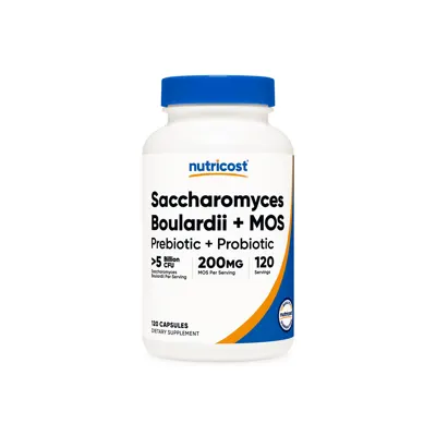 Nutricost Saccharomyces Boulardii + Mos Capsules