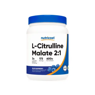 Nutricost L-Citrulline Malate (2:1) Flavored Powder - 600G