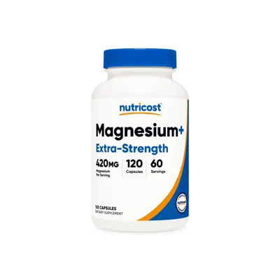 Nutricost Magnesium+ (Extra Strength) Capsules - 120 Caps