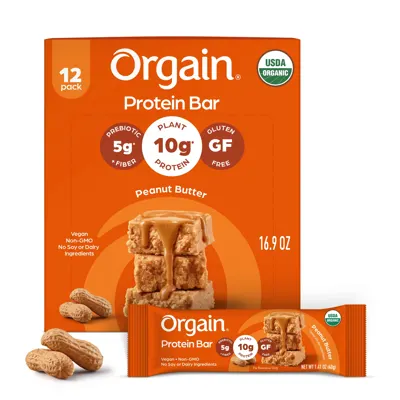 Organic Protein Bar - Peanut Butter - 12 Bars