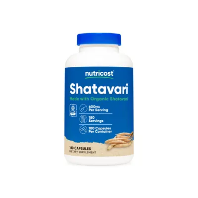 Nutricost Made With Organic Shatavari Capsules
