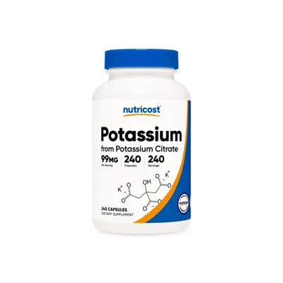 Nutricost Potassium Citrate Capsules - 240 Capsules