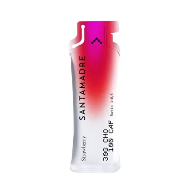 Santa Madre Gel Energy 30Cho 100 Caf Strawberry