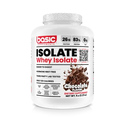 Basic Supplements Basic Isolate 5lb, Chocolate