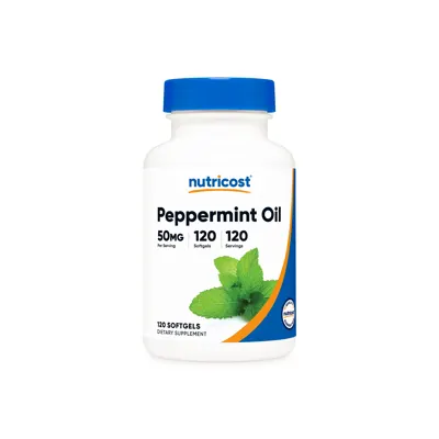 Nutricost Peppermint Oil Softgels - 240 Softgels