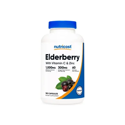 Nutricost Elderberry & Ginger Root Extract