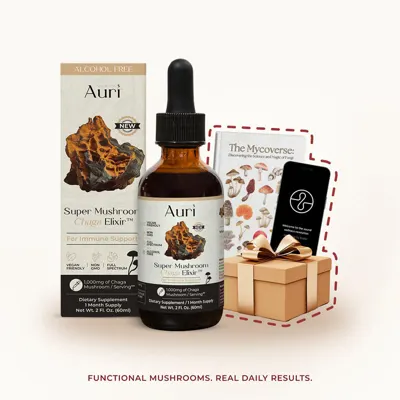 Super Mushroom Chaga Elixir™ - 3-Pack / 90 Day Supply