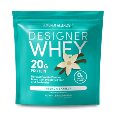Designer Whey French Vanilla Protein Powder, 4 lb
