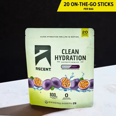 Passion Fruit Clean Hydration - 20 Serving Bag / EA