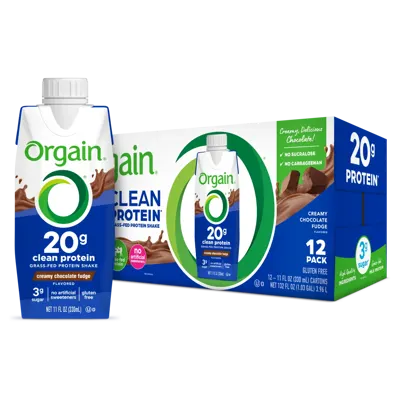 20g Clean Protein Shake - Creamy Chocolate Fudge - 12 Shakes