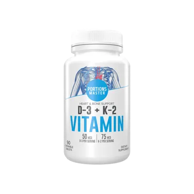 Portions Master Vitamin D3 & K2