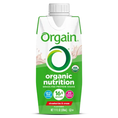 Organic Nutrition Shake - Strawberries & Cream - 12 Shakes
