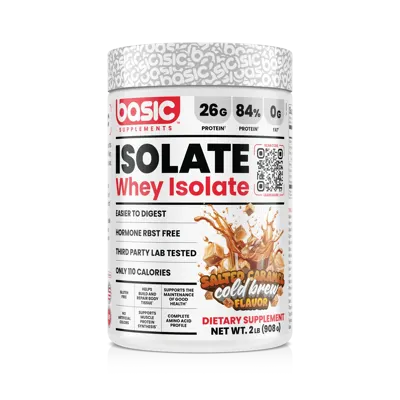 Basic Supplements Basic Isolate 2lb - Salted Caramel Cold Brew