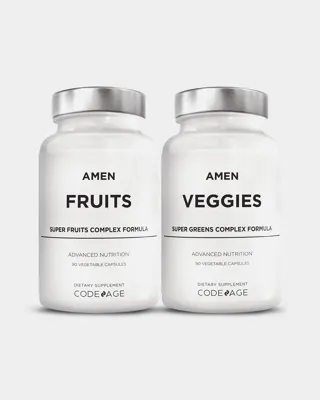 Codeage Amen Fruits + Veggies Bundle - 90 Capsules