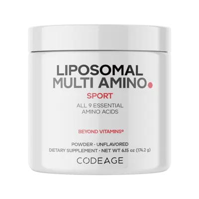 Codeage Multi Amino+ All 9 Essential Amino Acids Powder Supplement - Liposomal Multi Amino+ Powder
