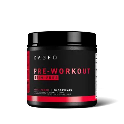 Pre-Workout (Pre-Kaged) Stim Free - 20 Servings