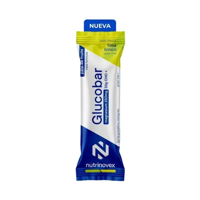 Nutrinovex Glucobar Lime Lemon Energy Bar 33g Cho