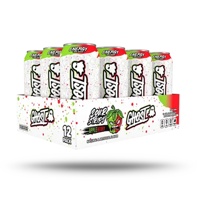 Ghost® Energy Case x Sour Strips® | Appleberry - 12 Cans