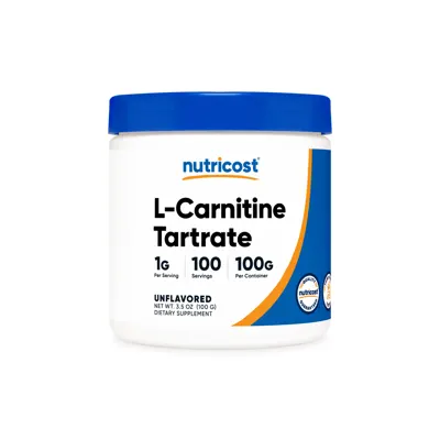 Nutricost L-Carnitine Tartrate Powder - 250 Grams