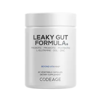 Codeage Digestion Leaky Gut Formula Dietary Supplement - Codeage Digestion Leaky Gut Formula Dietary Supplement unflavored 60 Capsules