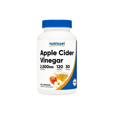 Nutricost Apple Cider Vinegar Capsules - 120 Capsules