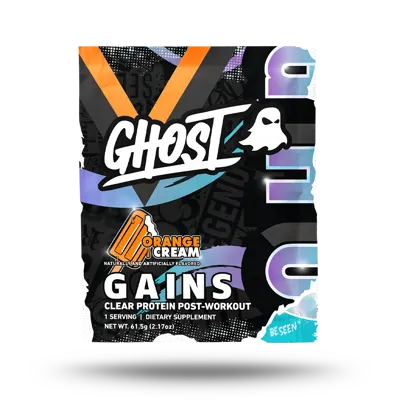 Ghost® Clear Gains Packet | Orange Cream - 1 Sample Packet
