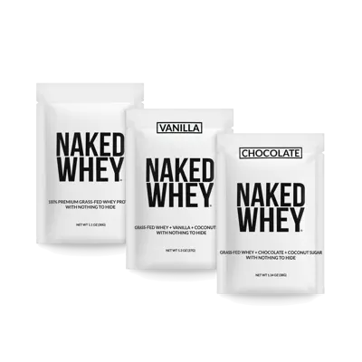 Grass Fed Whey Protein Powder Sample Pack