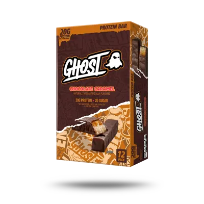 Ghost® Protein Bars | Chocolate Caramel 12 Pack - 12-Pack