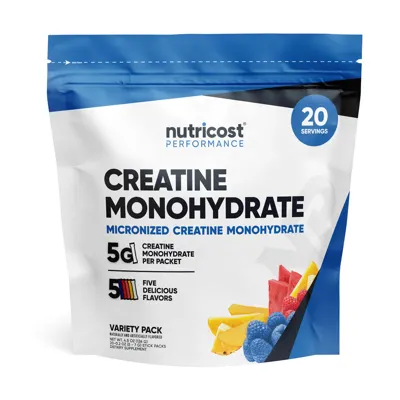 Nutricost Creatine Monohydrate Stickpack Variety
