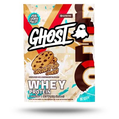 Ghost® Whey Packet | Chocolate Chip Cookies - 1 Sample Packet