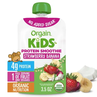 Kids Protein Smoothie - Strawberry Banana - 4-Pack