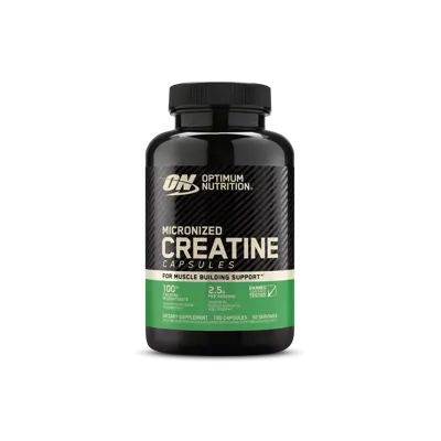 Micronized Creatine Capsules - 100 Servings (200 Capsules)