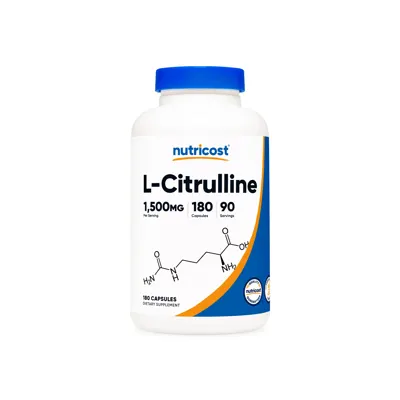 Nutricost L-Citrulline Capsules - 120 Capsules