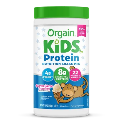 Kids Protein Nutrition Shake Mix - Vanilla Bean Ice Cream - 15.9 oz Canister