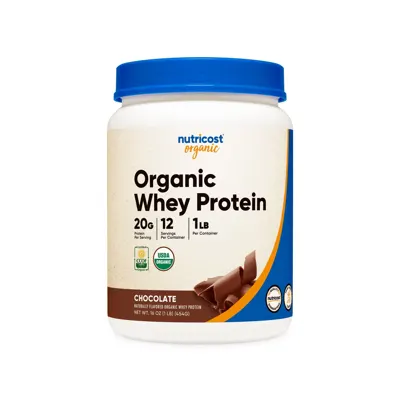 Nutricost Organic Whey Protein Powder - 1 lb