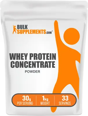 Whey Protein Concentrate 80% Powder - Powder / 1 Kilogram (2.2 lbs)
