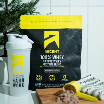 Peppermint Mocha Whey Protein Powder - 25 Serving Bag / EA