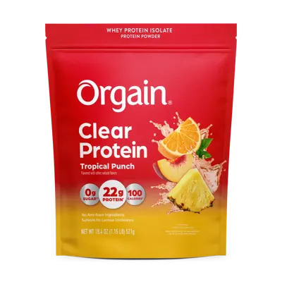 Clear Protein Powder - Tropical Punch - 18.4 oz