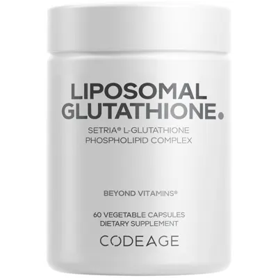 Codeage Antioxidant Liposomal Glutathione Supplement - 60 Capsules / Unflavored